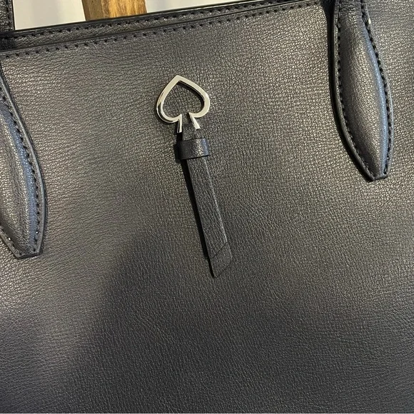 KATE SPADE navy blue small tote shoulder bag purse - Picture 3 of 16